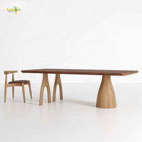 Table à manger rectangulaire assortie à 6 chaises maison Simple meubles créatifs personnalisés bureau Table en bois massif de pin
