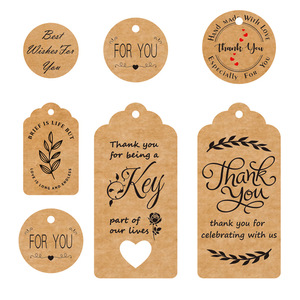 Etiquetas Colgantes <span class=keywords><strong>de</strong></span> Papel Kraft <span class=keywords><strong>de</strong></span> Alta Calidad con Cordel para Bodas, Navidad, Cumpleaños, Acción <span class=keywords><strong>de</strong></span> Gracias, Recuerdos <span class=keywords><strong>de</strong></span> Fiesta, Manualidades - Product Image 1