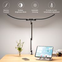 Nouvelle Arrivée 2025 – Lampe de Bureau LED à Bras Articulé avec Pince, Idéale pour le Dessin, l'Étude et l'Éclairage Professionnel