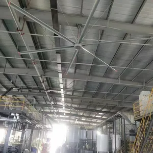 Ventiladores de teto gigantes HVLS para uso industrial, fábricas de fabricação de energia, restaurantes e fazendas