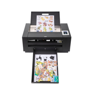 Machine de découpe de feuilles d'étiquettes à alimentation automatique économique, moteur servo, traceur de découpe, vitesse de découpe de 1500 mm/s, largeur de 330 mm - Product Image 1