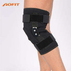 Attelles de genou articulées avec bandes de soutien métalliques et genouillères antidérapantes - Product Image 4