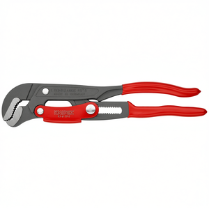 Clé à tuyaux Knipex à mâchoires en S à 45 degrés, réglage rapide, fabriquée en Allemagne - Product Image 1