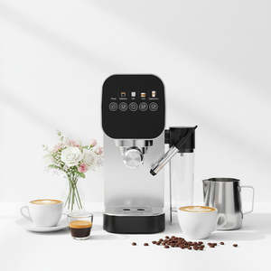 <span class=keywords><strong>Cafetera</strong></span> <span class=keywords><strong>Espresso</strong></span> Anbolife Thermoblock de Calentamiento Instantáneo, 20 Bares de Presión, 1360W, con Tanque de Leche Desmontable y Carcasa Completamente Metálica - Product Image 6