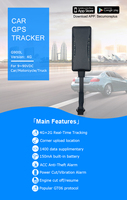 Rastreador GPS para Vehículos, Dispositivo de Rastreo GPS 4G OBD
