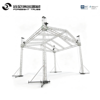 Sistema de Truss para Postes de Portería de Alta Resistencia con Manivela y Elevación Eléctrica Opcional, de Aluminio 6061 para Iluminación de Escenarios de Conciertos