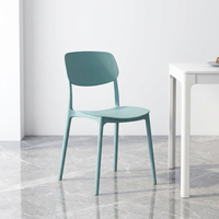 Chaises d'extérieur empilables modernes et durables en PP pour jardin, restaurant, hôtel, fête, mobilier de salle à manger, application pour cuisine et parc