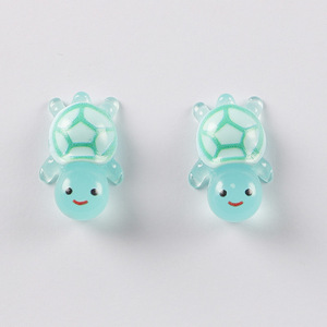 Piccole tartarughe in resina luminosa 10 colori portafortuna terrario in miniatura figura molto piccola per mistero borsa cieca a sorpresa - Product Image 6