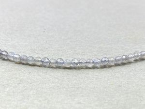 Collar de Cuentas de Cristal de Labradorita Facetada, Joyería Delicada con Piedras Preciosas, Cuentas Pequeñas Minimalistas Unisex de Moda - Product Image 2