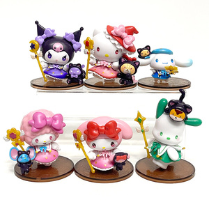 Venta al por mayor japonesa barata 6 uds fiesta de <span class=keywords><strong>noche</strong></span> <span class=keywords><strong>estrellada</strong></span> serie de mago juguete de moda figurita decoración PVC modelo figuras - Product Image 1