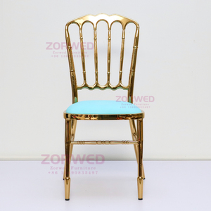 <span class=keywords><strong>Vente</strong></span> en gros de chaises de salle de mariage en métal de luxe location de chaises royales meubles de chambre d'hôtel d'occasion chaises Napoléon en <span class=keywords><strong>or</strong></span> pour événements - Product Image 4