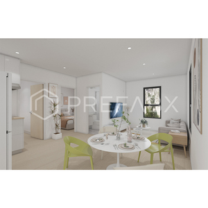 บ้านสำเร็จรูป PrefabX รุ่น Flip Classic-A บ้านสีเขียวทันสมัยหรูหรา กันน้ำ เหมาะสำหรับใช้เป็นอพาร์ทเมนต์ - Product Image 3