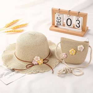 New Collection Straw <b>Hat</b> 2023 Kids Straw <b>Hat</b> <b>Bag</b> Set - Product Image 4