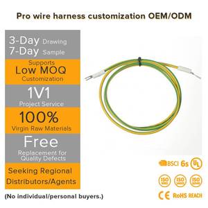 Harness Kabel dan Konektor Adaptor Tahan Air dari Bahan Nylon/PBT untuk Aplikasi Peralatan Otomotif & Industri Sepeda Motor - Product Image 1