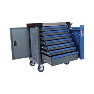 526Pcs Heavy Duty Stainless Steel Tool Sets 7 <b>Drawers</b> Rolling Box Tool Cabinet Cart <b>Trolley</b> for Storage and Workshop Use - Product Image 1