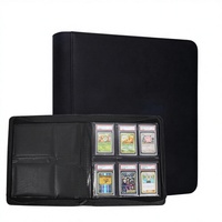 Álbum de Colección de Tarjetas Graduadas Premium con Capacidad para 60 Tarjetas, 6 Bolsillos, 4 Páginas para Tarjetas Toploader, Libro de Presupuesto