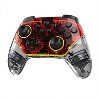 GAMINJA Joystick sans fil et manette de jeu pour PS5, fonction turbo à double vibration, manette de jeu à commande de mouvement à 6 axes