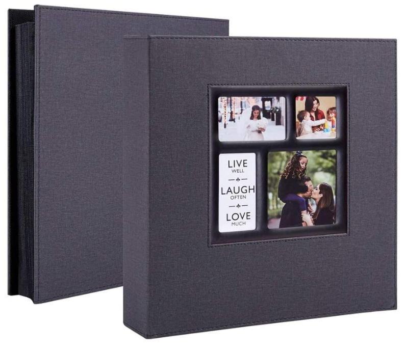 Potricher Photo Album 4x6 1000 Photos Linen Cover Large Capacity Picture Albums For Family Wedding Anniversary Baby Vacation (Pink