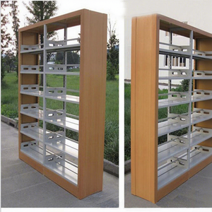 Meubles de bibliothèque, étagère à livres en métal et en bois, bibliothèque en cubes, étagère à livres stable - Product Image 5