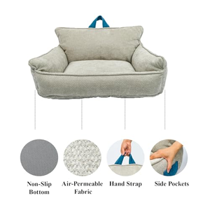Luxury Customizable <b>Plush</b> Soft Winter Dog Bed Breathable Memory Foam Durable Square Solid Nest Removable Washable Cover Non-Slip - Product Image 4