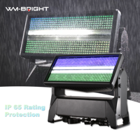 Projecteur de scène professionnel 1500W à LED avec effet stroboscopique et wash, IP65, à tête mobile, avec contrôle DMX512 pour événements extérieurs