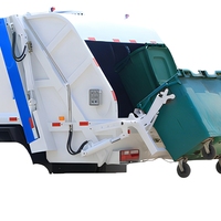 Camion compacteur de déchets KLF 10 mètres cubes, ensemble supérieur, Euro 4 Diesel, 4x2, transmission manuelle, garantie 1 an, fabricant