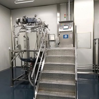 Machine de fabrication de dentifrice de bonne qualité, mélangeur d'émulsification sous vide cosmétique, équipement de mélange
