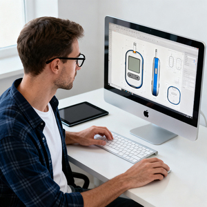 Conception et développement <span class=keywords><strong>de</strong></span> produits personnalisés, moulage par injection <span class=keywords><strong>de</strong></span> dispositifs médicaux, fabrication et production <span class=keywords><strong>de</strong></span> glucomètres - Product Image 1