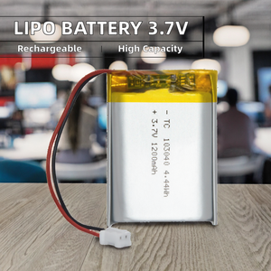 Batería de Polímero de Litio 103040 de 1200 mAh, Batería para Instrumentos de Belleza de 3.7 V, Batería para Monitor de Salud Médica - Product Image 2