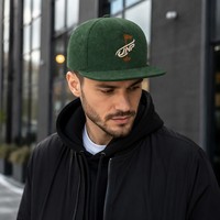 Casquette Snapback en Suède Bleu Marine Premium avec Logo Brodé 3D Personnalisé, Casquette de Baseball à 6 Panneaux à Visière Courbe, Streetwear de Luxe pour Hommes