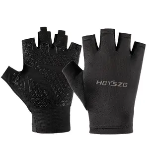 Gants de cyclisme respirants demi-doigt, gants antidérapants de cyclisme de Fitness