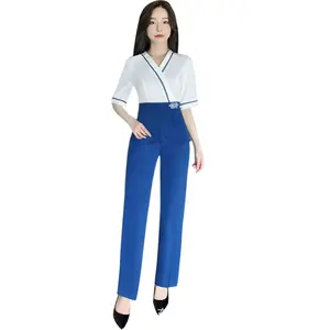 2023 Hot Style Medical Beauty and Health Center Spa Uniform Pant and Tunic for Women