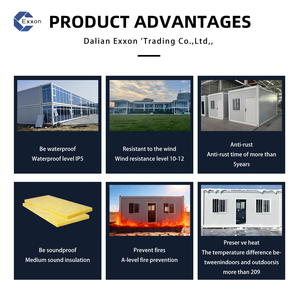 Mô hình sang trọng nhà prefab Modular nhà mở rộng container nhà di động cabin với nhà bếp Tấm bánh sandwich nhà với CE - Product Image 4