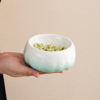 Assiette jetable en céramique simple et moderne pour chat et chien pour servir de la nourriture