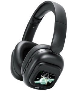 Headphone Nirkabel <span class=keywords><strong>Bluetooth</strong></span> Hybrid ANC OEM ODM dengan Layar Sentuh, Peredam Kebisingan, Over-Ear, Waktu Putar 36 Jam untuk Perjalanan - Product Image 1