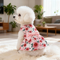 Neue Frühlings- und Sommer-Elegante Polyester Gestreifte Freizeit-Hundekleider, Beliebt und Niedlich