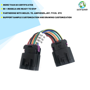 Cıva Mercruiser Quicksilver erkek için 84-892452T01 892452A01 erkek kablo adaptörü meclisi 10-Pin otomotiv teli koşum - Product Image 4