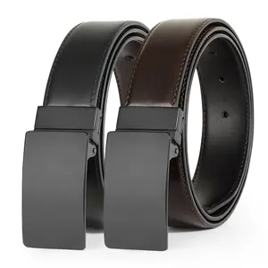 Reversible Belt Plate Alloy Buckle Double-sided Color Split Real Leather Cinturon De Cuero Hombre Cowhide Leather Belt For Men