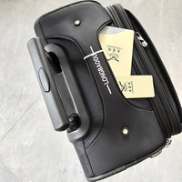 Valise à roulettes antivol en tissu Oxford 20/24 pouces, bagage cabine en nylon avec serrure TSA, à code, pour courts trajets, motif géométrique