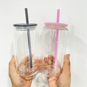 Vaso de Vidrio de Borosilicato Transparente, Libre de BPA, para Café Helado, Refrescos, Cerveza, Vino, 12oz 15oz, Taza de Vidrio Tipo Bola de Nieve con Orificio en la Base - Product Image 1