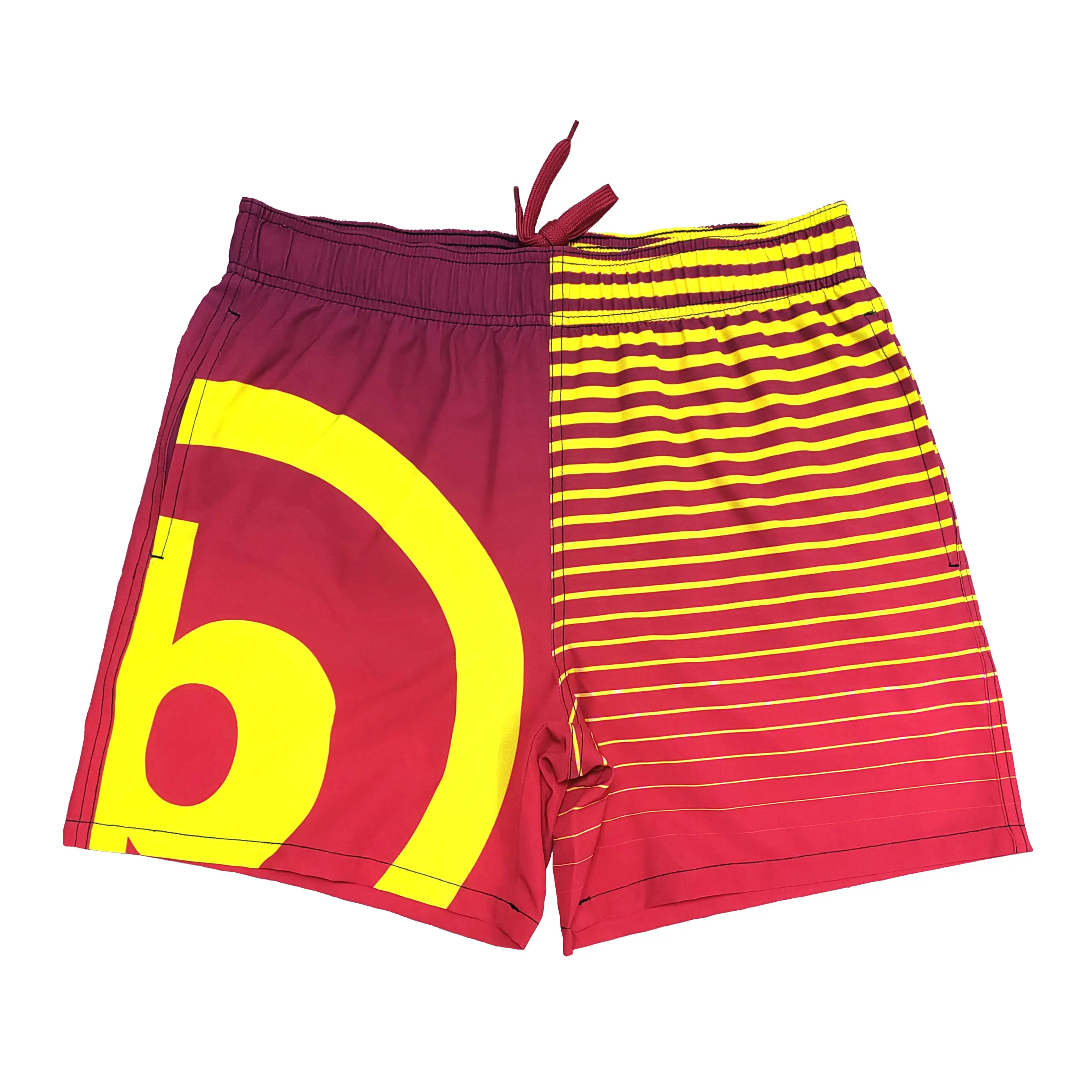 Venda quente de Shorts para prancha de surf e praia com design personalizado de impressão por sublimação