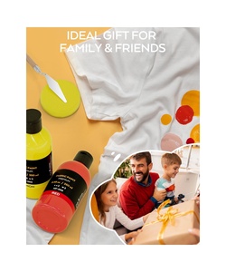 Tela de lona de 18 colores para <span class=keywords><strong>pintar</strong></span>, tela de 250 ml, <span class=keywords><strong>pintura</strong></span> de Color, ropa, zapatos textiles no tóxicos, bolsas de Jeans, <span class=keywords><strong>pintura</strong></span> de Color de tela - Product Image 3