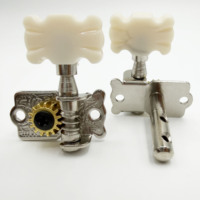 HIVE Double-hole Steel Single-action Classical Guitar Tuning Pegs Open-gear Folk Guitar Electric Guitar Tuning Pegs Accessories