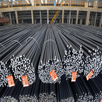 Barres d'armature en acier déformé laminé à chaud ASTM A615/A615M Grade 40, Grade 60, Grade 75, 6-16 mm pour la construction en béton
