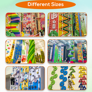 Equipo de Parque de Aventura Interior Personalizado Pared de <span class=keywords><strong>Escalada</strong></span> en Roca Divertida para Niños y Adultos <span class=keywords><strong>Material</strong></span> Plástico para Parque de Trampolín - Product Image 5