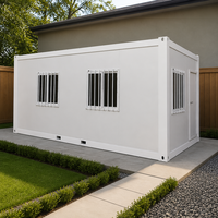 Maison conteneur préfabriquée de qualité supérieure 20ft 40ft, cabane modulaire extensible pour ferme, gîte ou maison d'hôtes