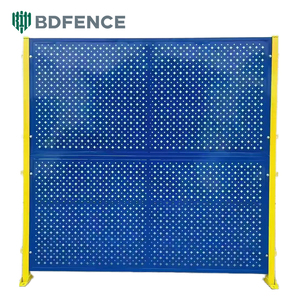 Recinzione <span class=keywords><strong>per</strong></span> Officina Industriale, Isolamento con Lamiera Forata Trattata Termicamente, <span class=keywords><strong>Recinzioni</strong></span> Mobili in Metallo Perforato - Product Image 6