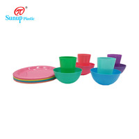 Assiette à fruits en gros, assiette en plastique réutilisable, ronde, motif personnalisé, toutes saisons, non supportée, durable, 25x1.3cm