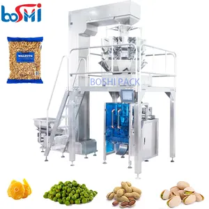 Máquina de envasado automática de 10 cabezales múltiples, máquina empacadora vertical de alimentos secos de frutos secos de arándanos