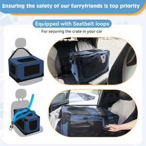 <b>Foldable</b> and Portable Travel Pet Kennel Travel Dog <b>Crate</b> Outdoor Cage Pet Carrier High Quality Portable Pet Tent Dog House Cage - Product Image 4